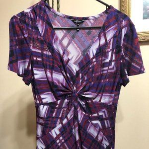Daisy Fuentes Purple Blouse Size M